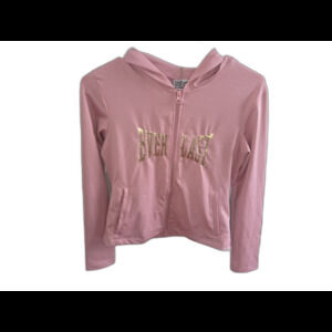 Everlast Women’s Pink Hooded Athletic Jacket – Size S/P – “Pro Chick Boxer”